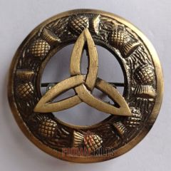 Celtic Fly Plaid Brooch