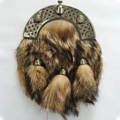 Celtic Knot Fox Fur Sporran