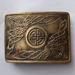 Celtic Swirl Kilt Belt Buckle