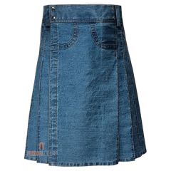 Denim Kilt For Men