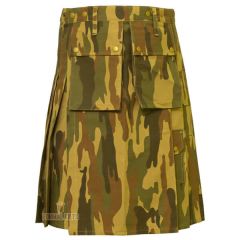 Desert Camouflage Police Utility Kilt Front