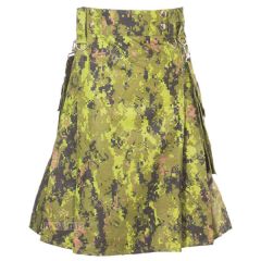 Digital Camo Tactical Utility Kilt Front