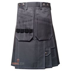 Grey Heavy Duty Working Kilt