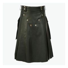 Handmade Real Leather Kilt