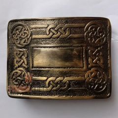 Highland Cletic Swirl Kilt Belt Buckle