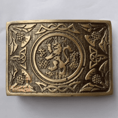 Lion Rampant Kilt Belt Buckle