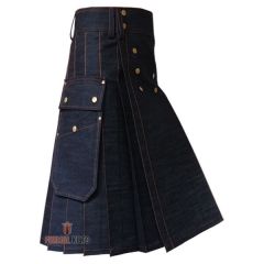 Mens Denim Kilt