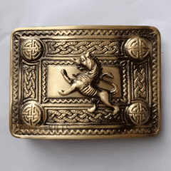 Rampant Lion Kilt Belt Buckle