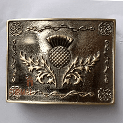 Scottish Thistle Kilt Belt Buckle