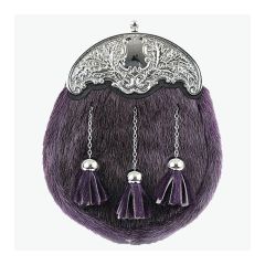 Seal Purple Sporran With Free Chain Belt