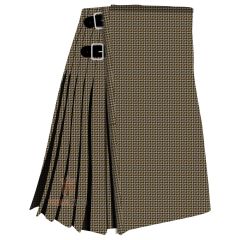 Shepherd Brown And White Tartan Kilt