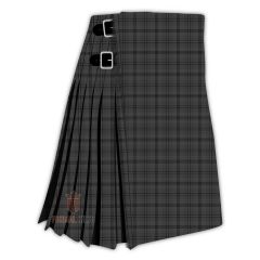 silver granite tartan kilt