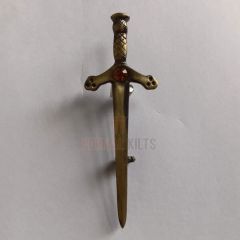 Stone Head Kilt Pin