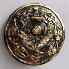 Thistle Fly Plaid Brooch