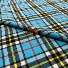 Thompson Blue Tartan Fabric