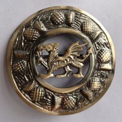 Walsh Dragon Fly Plaid Brooch